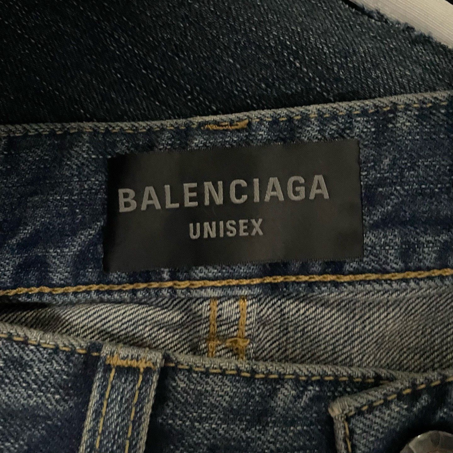 Balenciaga Balenciaga 25FW Cut-Up Blue Denim Jeans Size US 32 / EU 48 - 4 Thumbnail