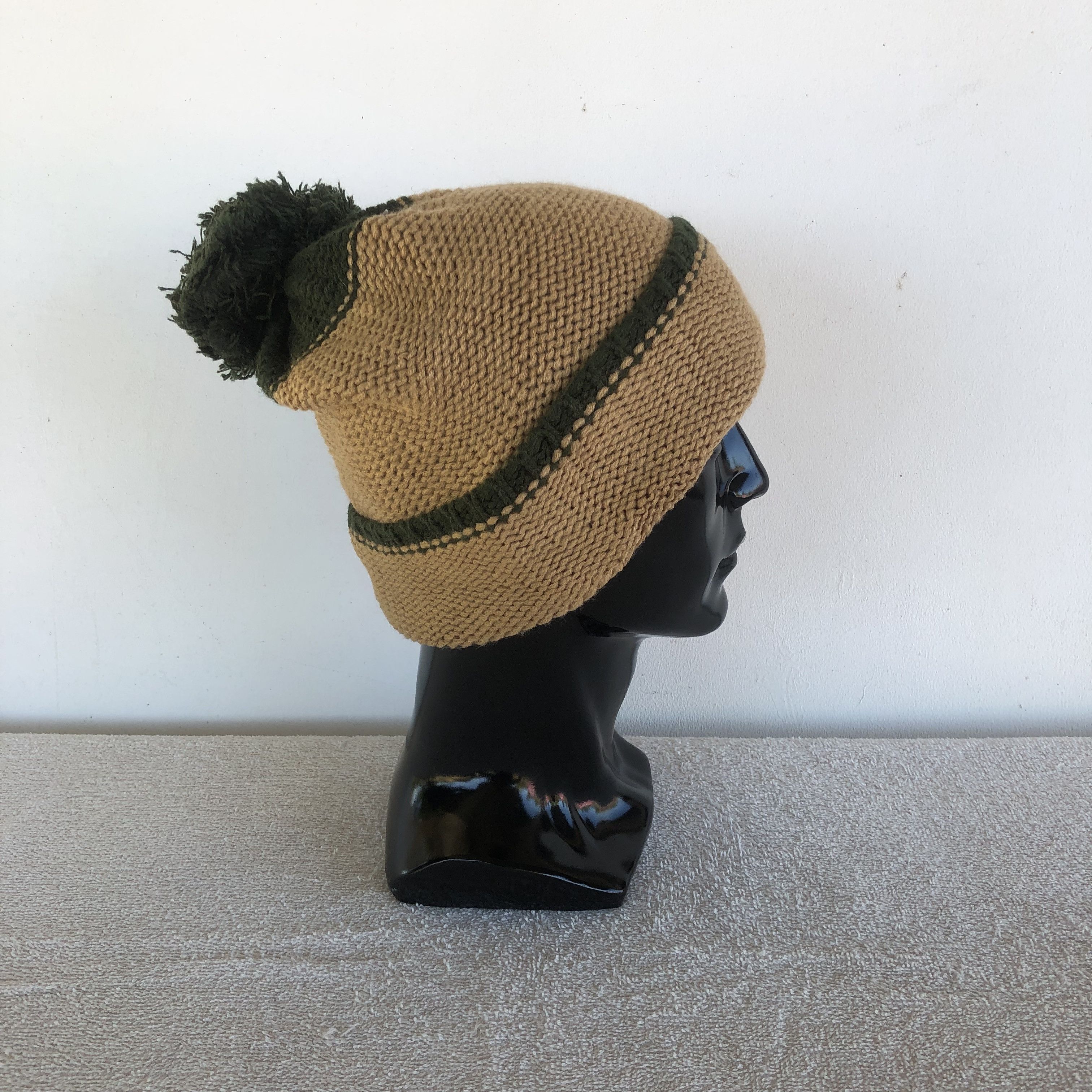 Japanese Brand Vintage 90s Japanese Beanie Knit Crochet Snow Caps Hats Size ONE SIZE - 3 Thumbnail
