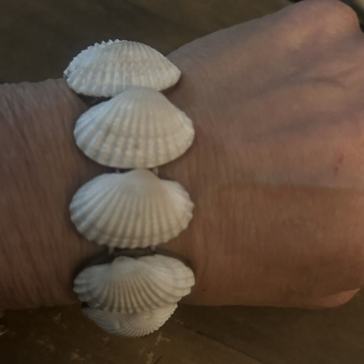 Vintage Vintage cockle shell stretch bracelet Size ONE SIZE - 4 Thumbnail