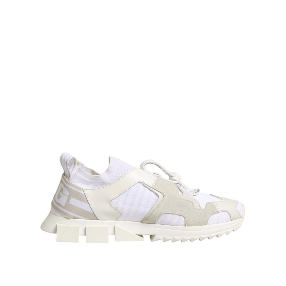 Dolce & Gabbana Dolce & Gabbana White Mesh Sorrento Trekking Sneakers Shoes Size US 9 / EU 42 - 1 Thumbnail