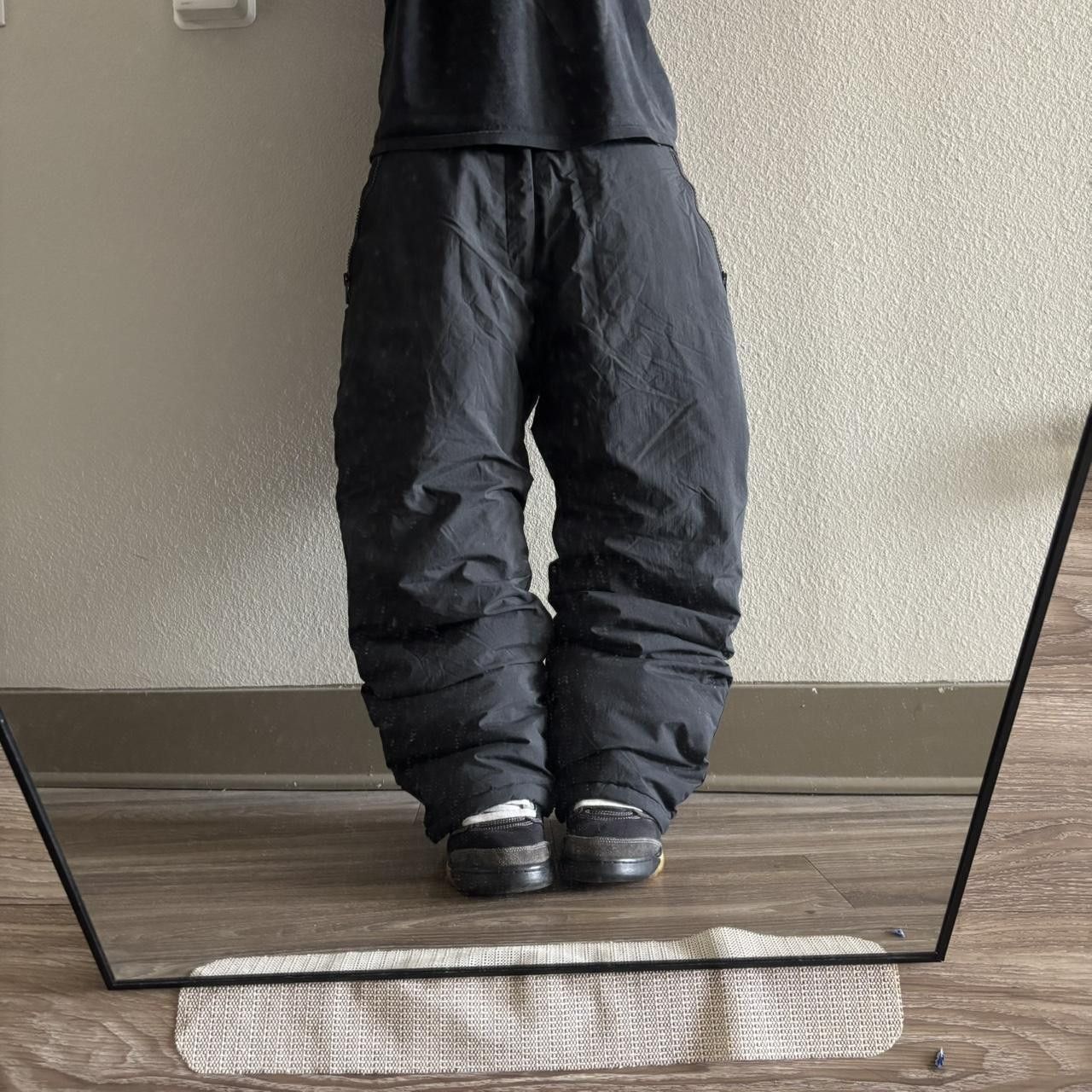Vintage Crazy Vintage Y2K/2000s Baggy Black Gorpcore Ski Pants! 36x30 Size US 36 / EU 52 - 1 Thumbnail