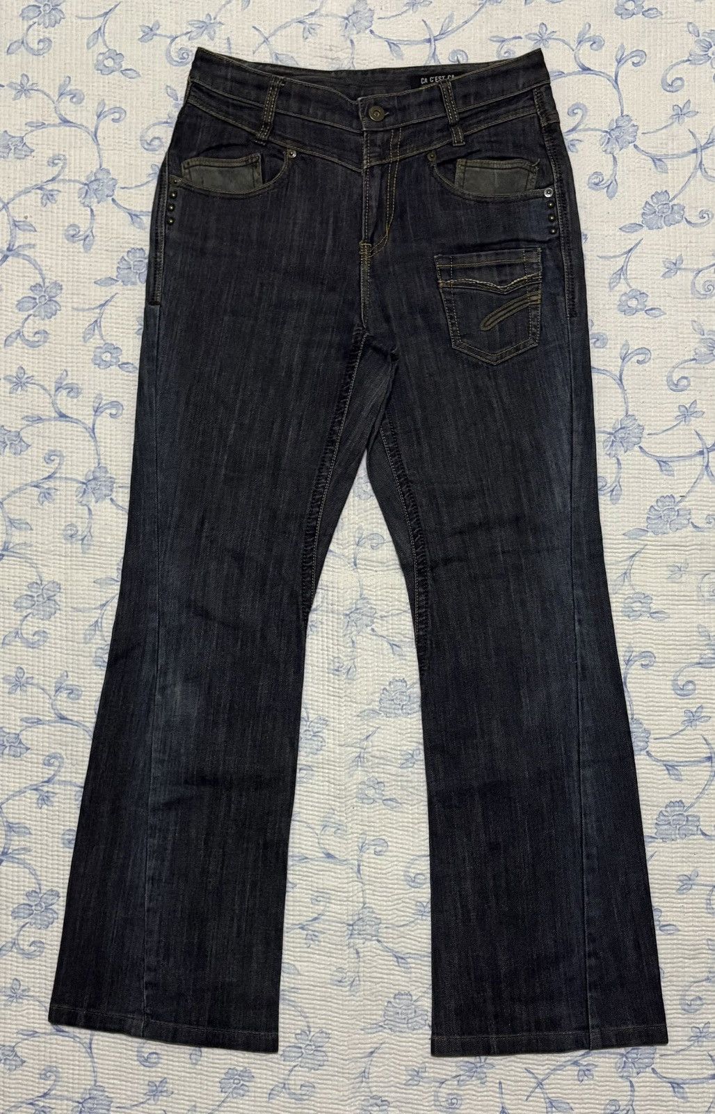 Japanese Brand × Vintage Japanese Comme Ci Comme Ca Streetwear Jeans Flared Denim Size US 28 / EU 44 - 2 Thumbnail