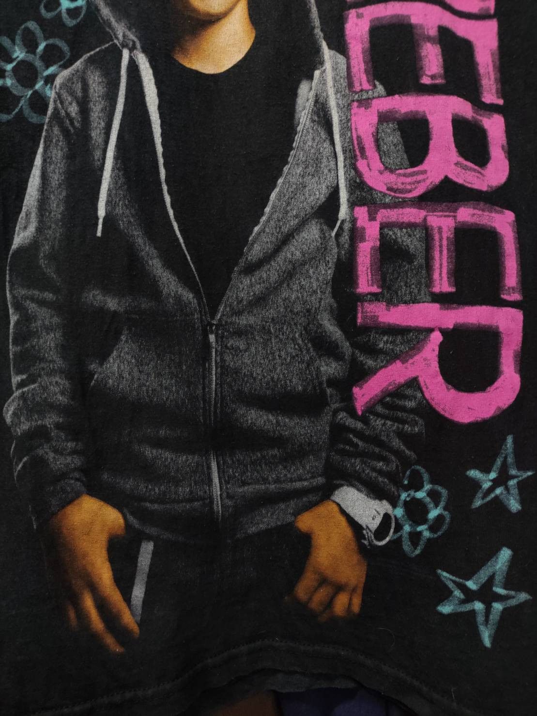 Justin Bieber Vtg Justin Bieber Big Print T-Shirt Size US M / EU 48-50 / 2 - 3 Thumbnail