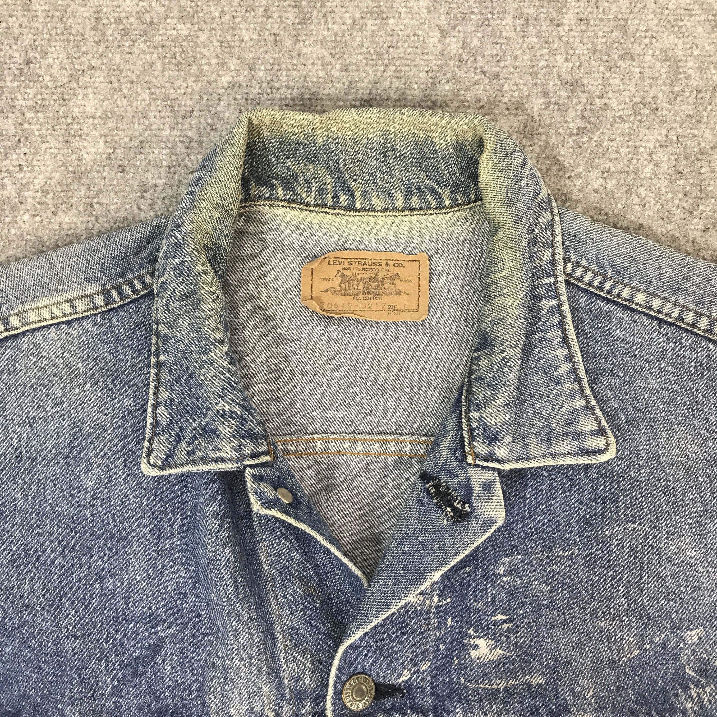 Levi's LEVI STRAUSS ORENG TAG TRACKET DENIM JACKET K63B6 Size US L / EU 52-54 / 3 - 8 Thumbnail