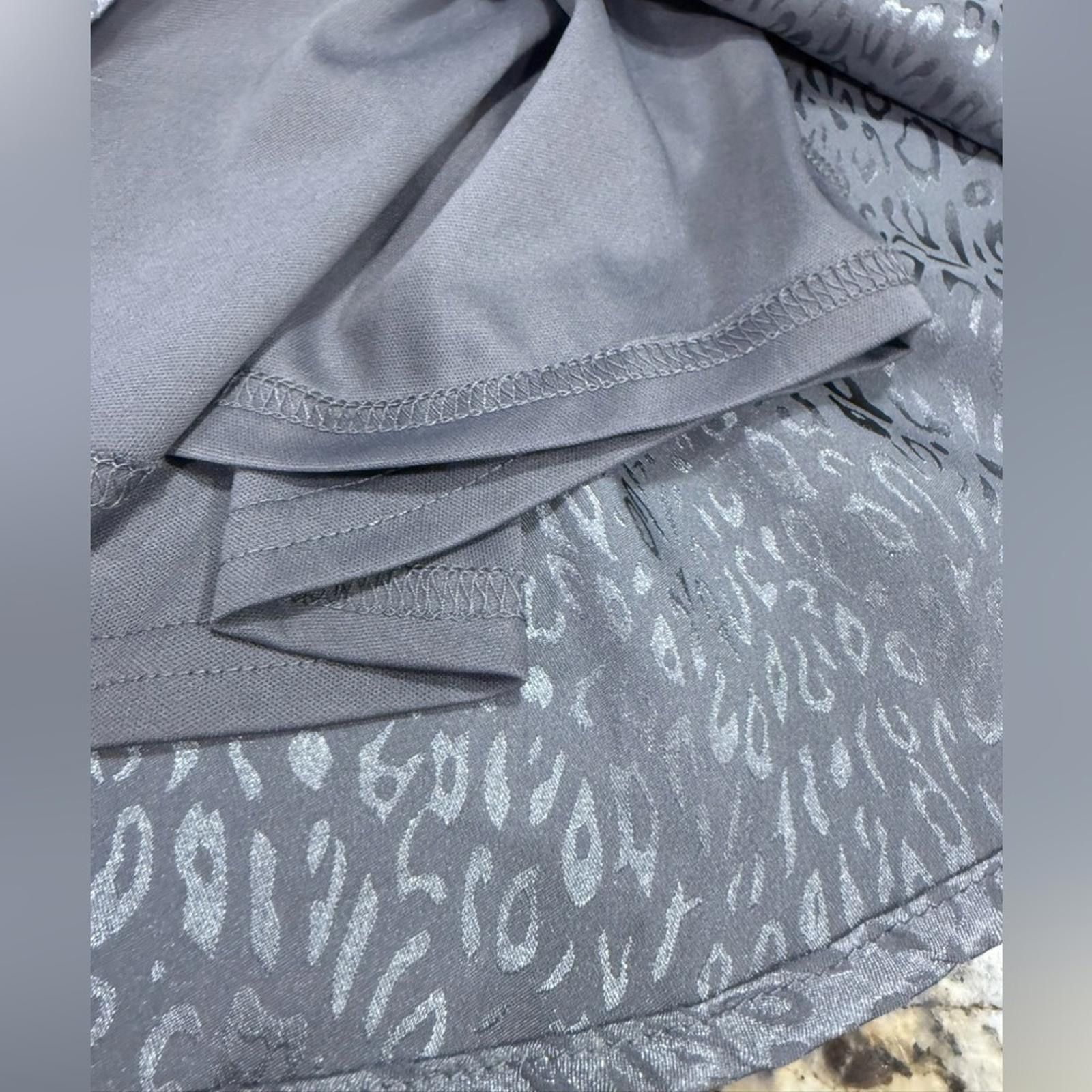 Other Sage the Label gray silver leopard print mini dress SZ SM Size S / US 4 / IT 40 - 5 Thumbnail