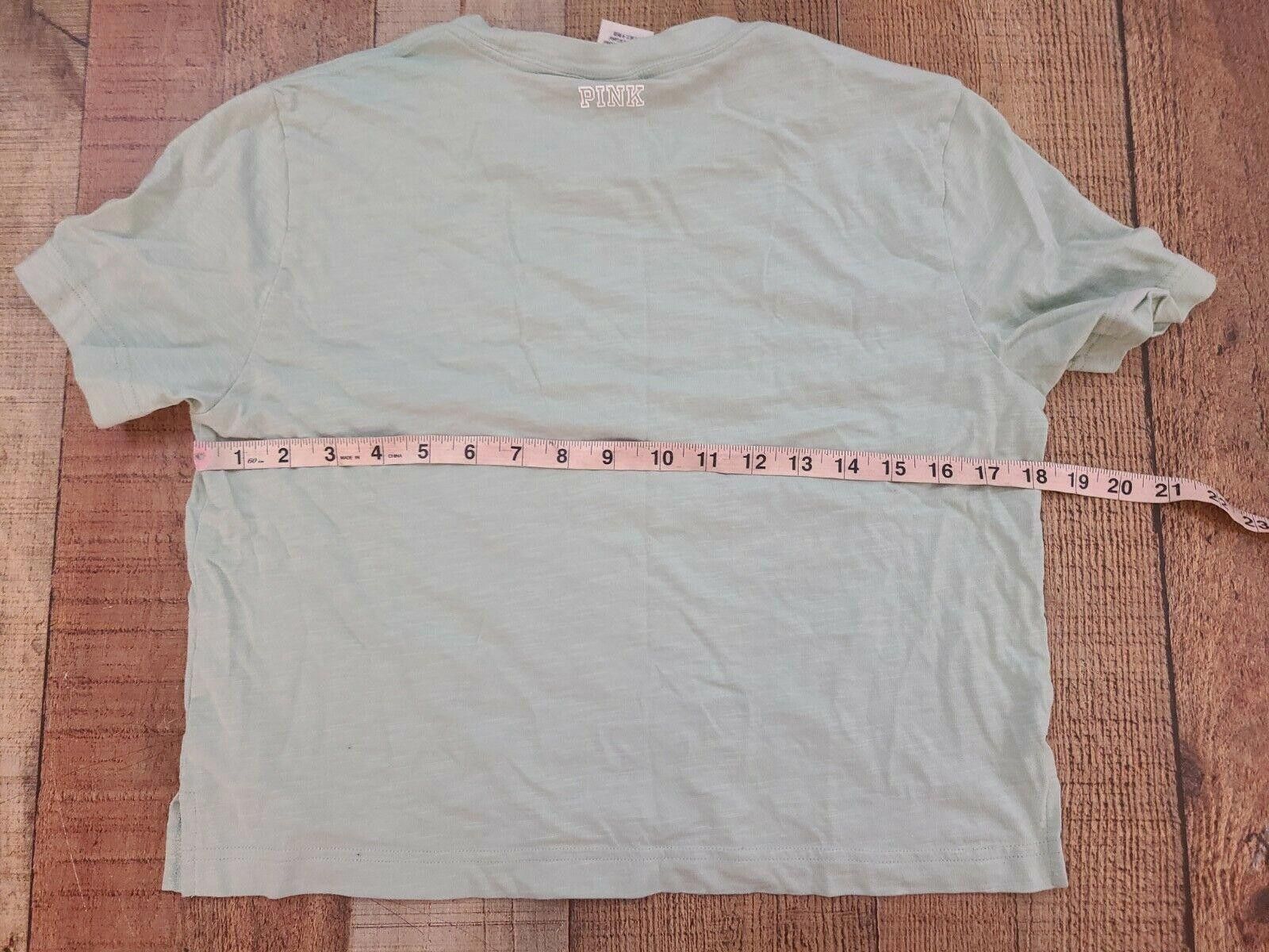 Pink Victoria Secret Pink T Shirt Extra Small Forever Chill Crop Size XS / US 0-2 / IT 36-38 - 4 Thumbnail