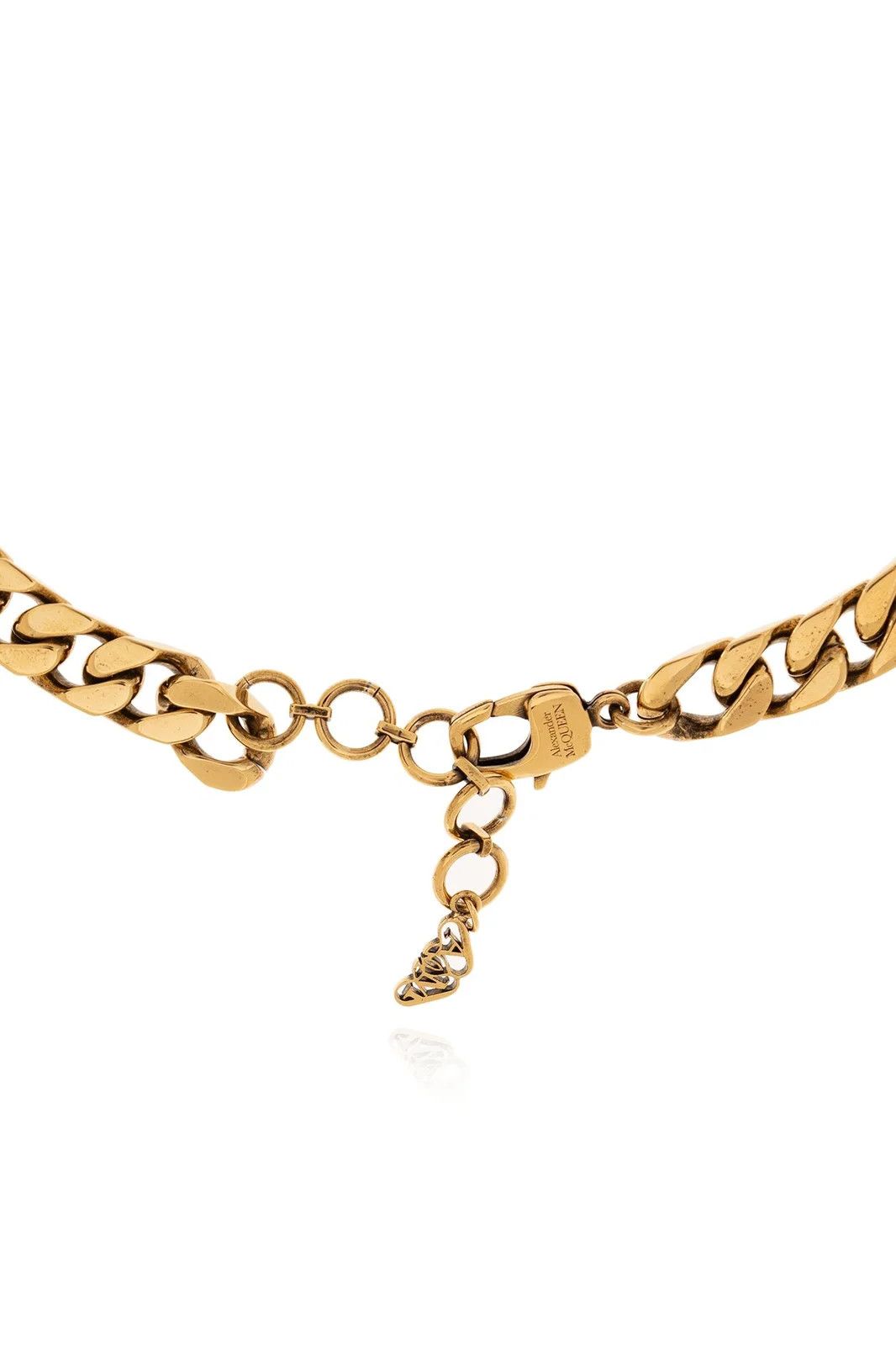 Alexander McQueen o1loc1c0825 Size:OS/Chain-Linked Necklace in Golden Size ONE SIZE - 3 Thumbnail