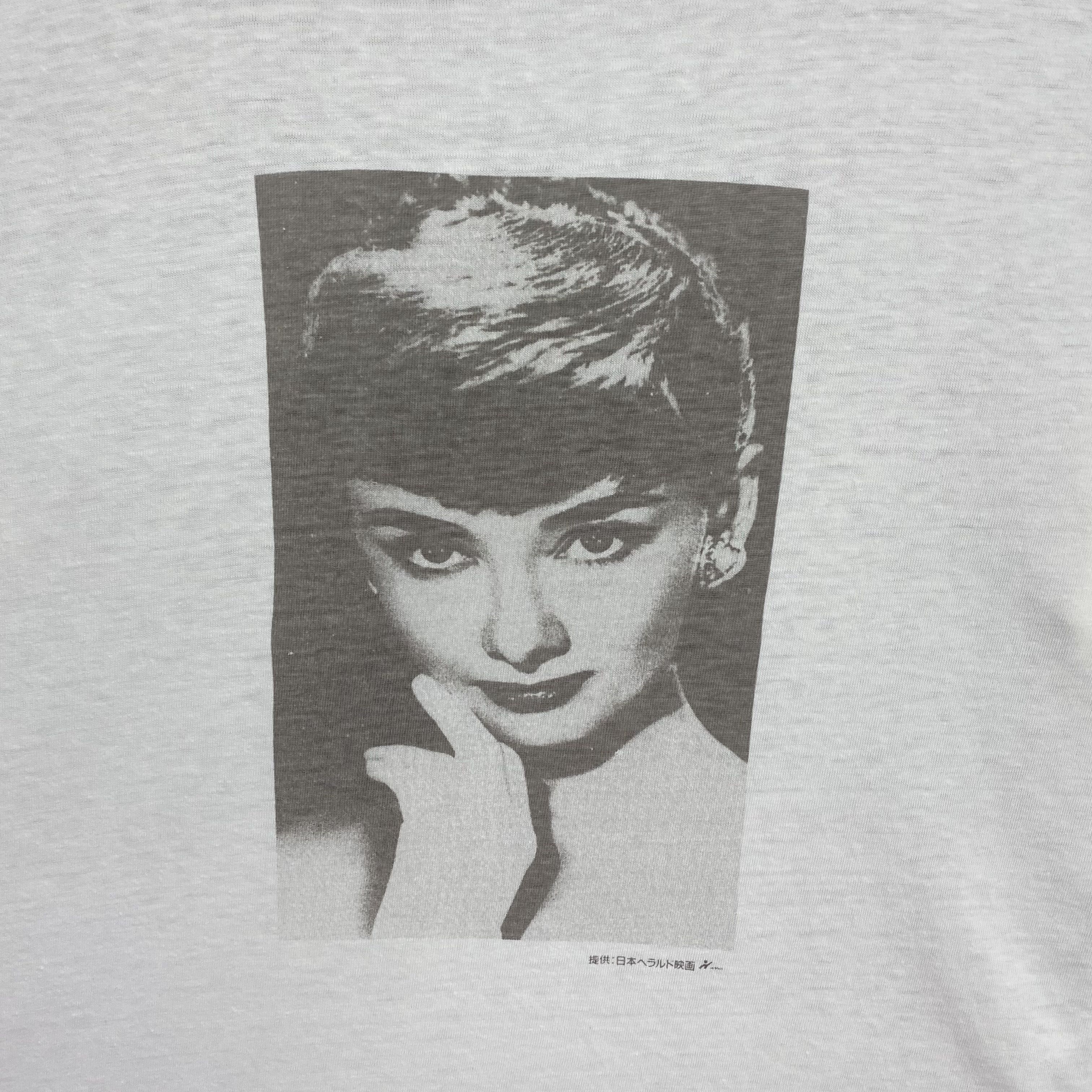Japanese Brand Vintage 70s Audrey Hepburn Tshirts Art by Japan 56789 Size US M / EU 48-50 / 2 - 2 Thumbnail