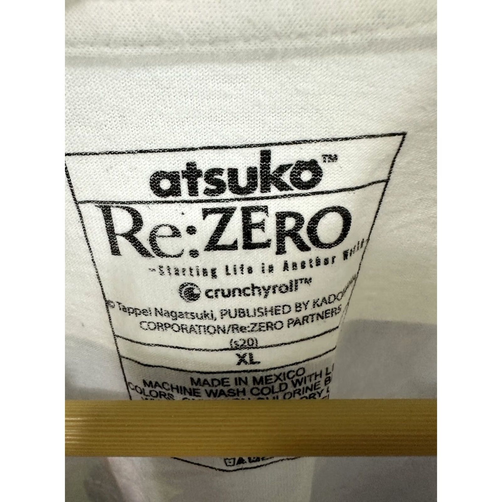 Vintage Re;Zero x Crunchyroll Rem Kawaii Anime Manga Long Sleeve T-Shirt Size XL Size US XL / EU 56 / 4 - 5 Thumbnail