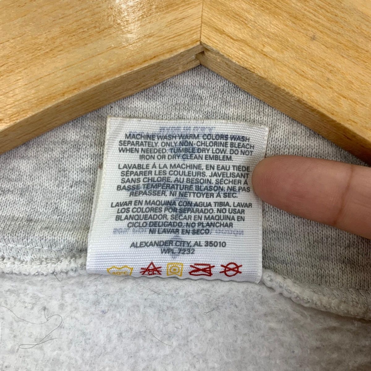 Jerzees Vintage TURNER HIGHLANDS Country Club Est 1993 Fleece Half Size US L / EU 52-54 / 3 - 11 Thumbnail
