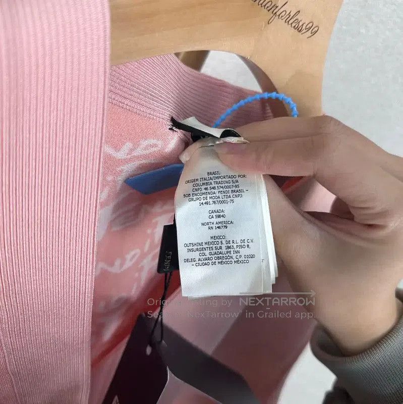 Fendi Fendi Pink Recycled Fiber Women's Cardigan . Size XXL / US 16-18 / IT 52-54 - 5 Thumbnail