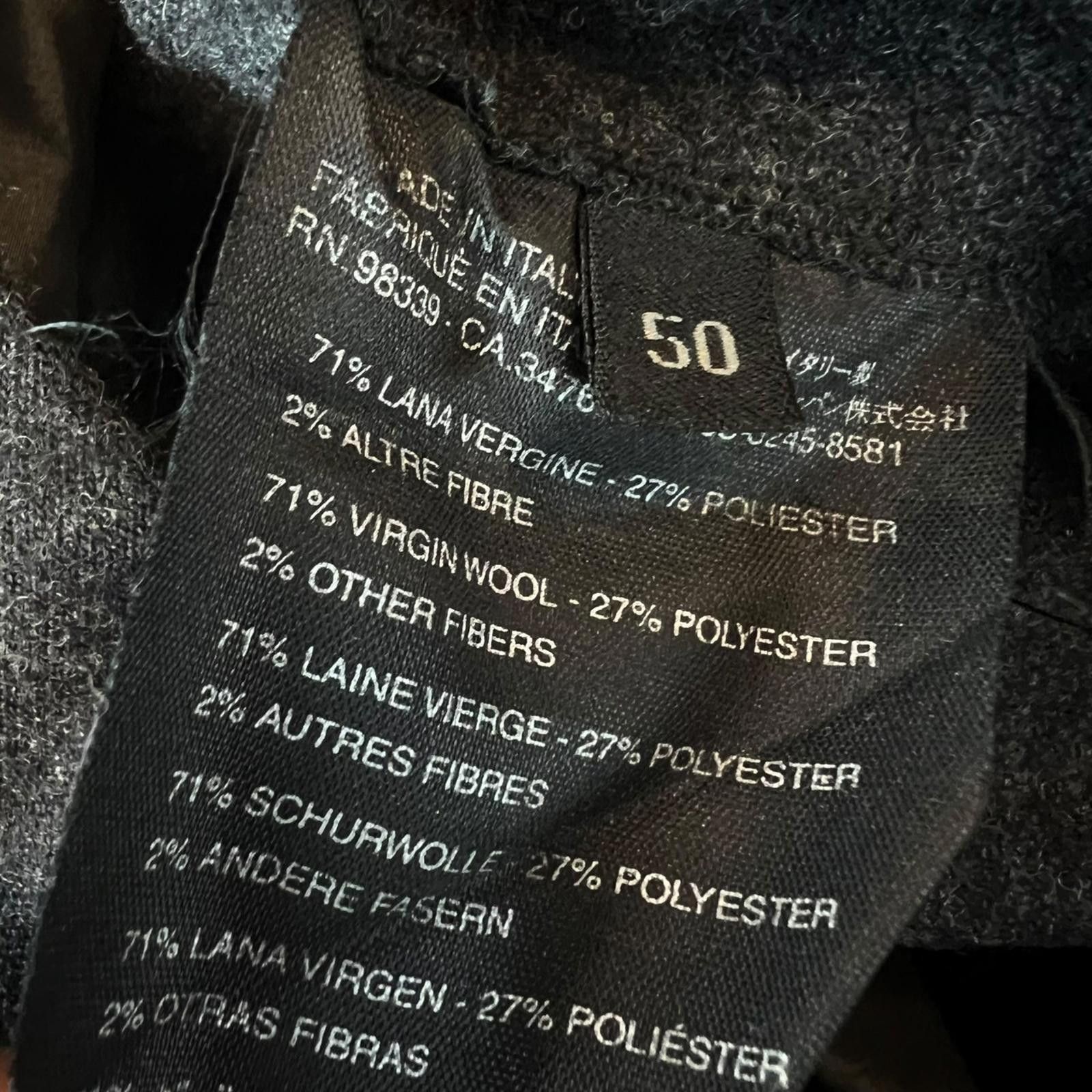 Prada Prada Dark Grey Wool Trousers Size US 32 / EU 48 - 4 Thumbnail