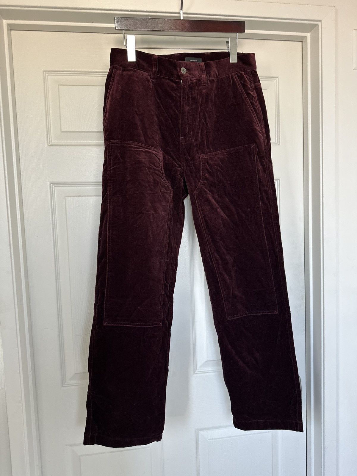 Saturdays NYC Saturdays NYC - Morris Velvet Carpenter Pant Size US 31 - 3 Thumbnail