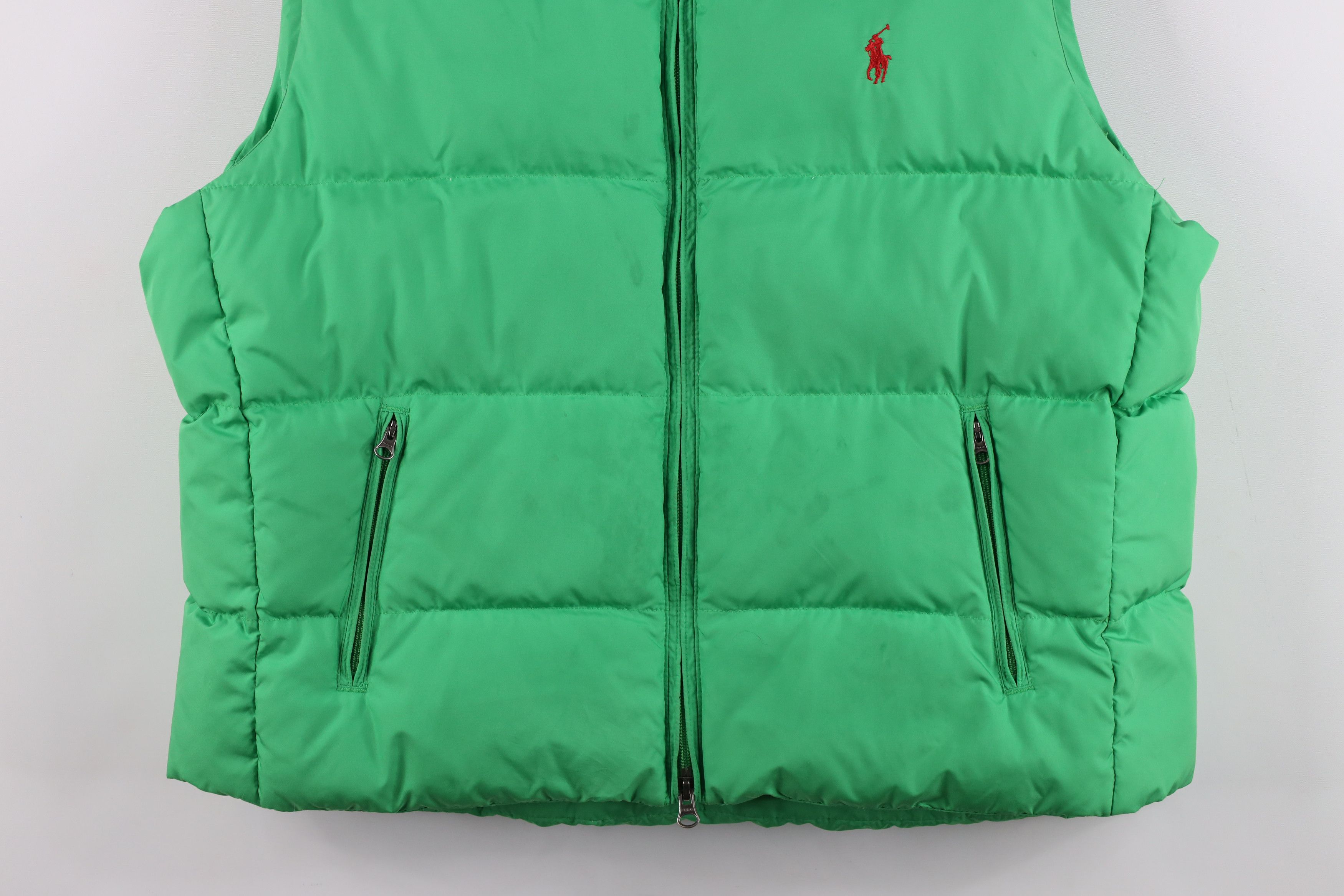 Ralph Lauren Vintage 90s Ralph Lauren Duck Down Puffer Vest Jacket Green Size XL / US 12-14 / IT 48-50 - 3 Thumbnail