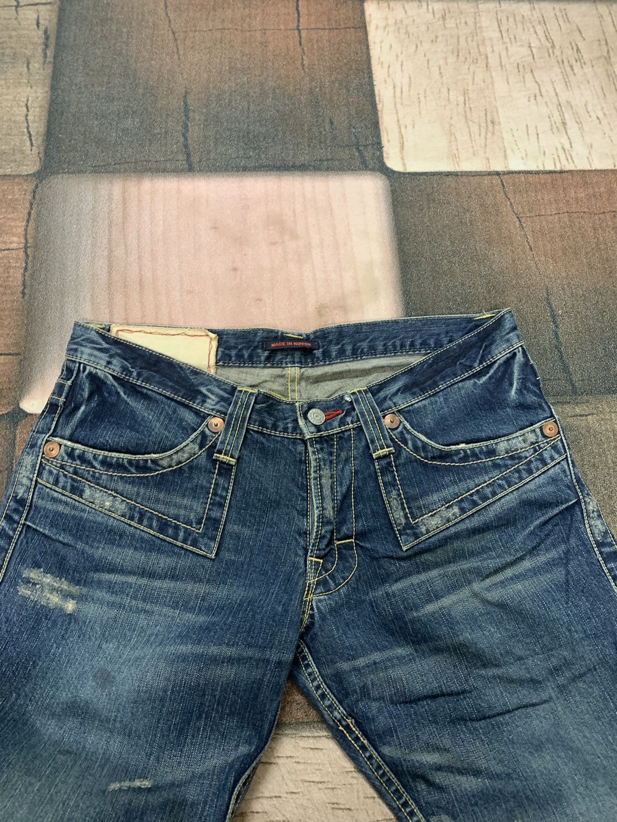 If Six Was Nine FLARE 🇯🇵JAPAN FINEST BLUE WAY DENIM Size US 33 - 3 Thumbnail