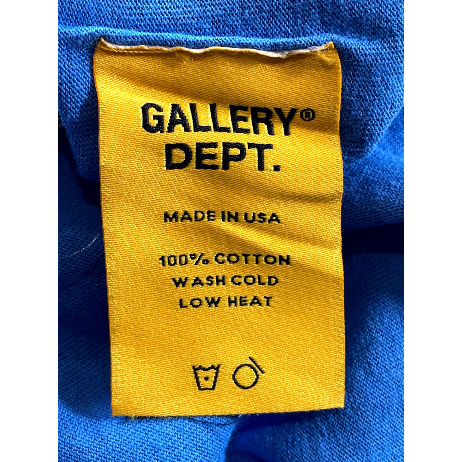 Gallery Dept. Gallery Dept Souvenir Blue & Orange Tee Size US L / EU 52-54 / 3 - 4 Thumbnail