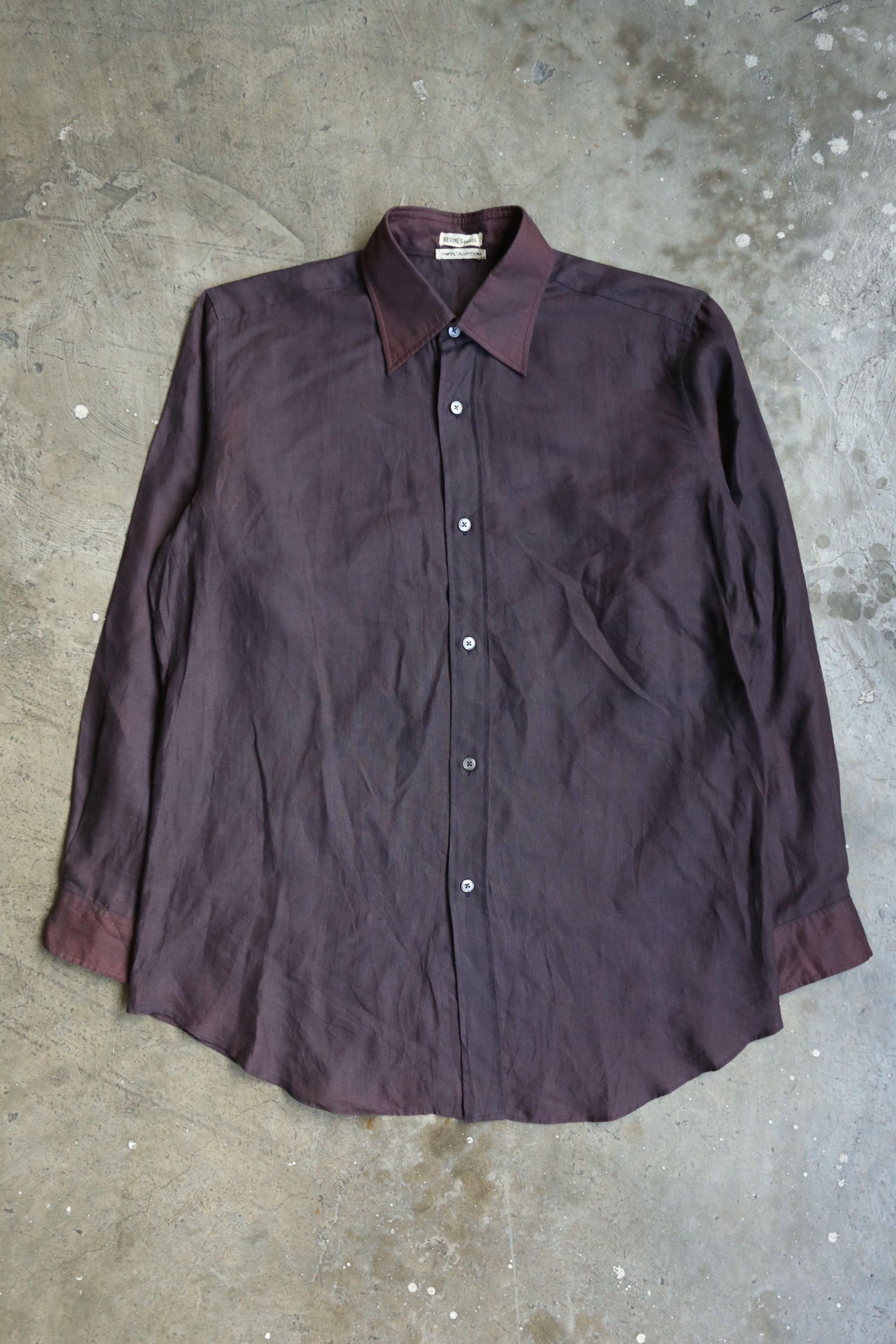 Hermes Hermes - Margiela - Linen Shirt Size US L / EU 52-54 / 3 - 1 Thumbnail