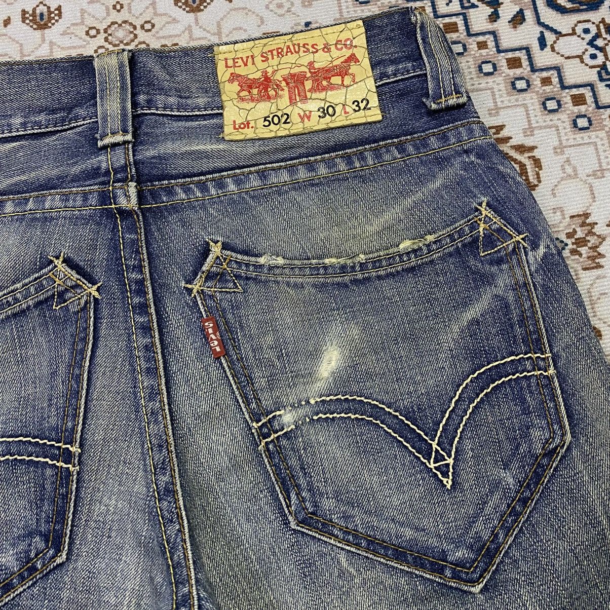 Levi's Vintage Clothing × Vintage 2000s Y2K Levis 502 Distressed Jeans Size US 30 / EU 46 - 6 Thumbnail