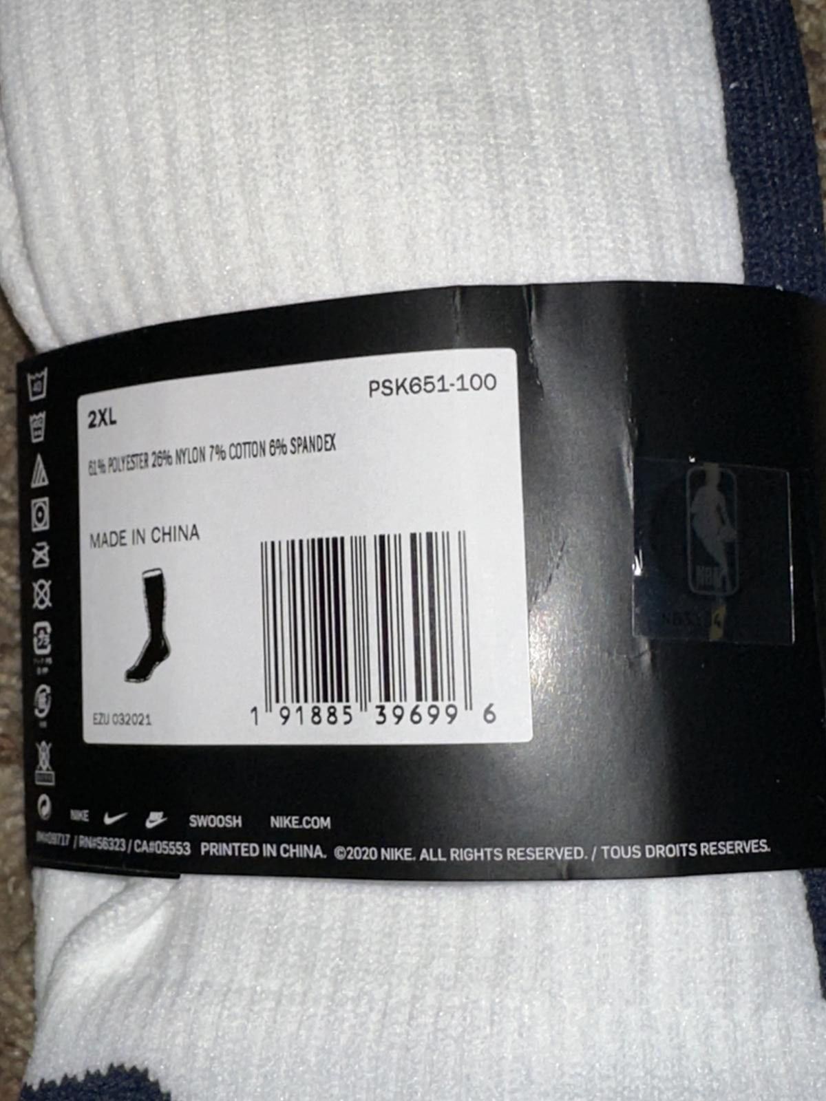 Nike Nike Men`s Elite NBA Grip Power Basketball Socks Size ONE SIZE - 5 Thumbnail