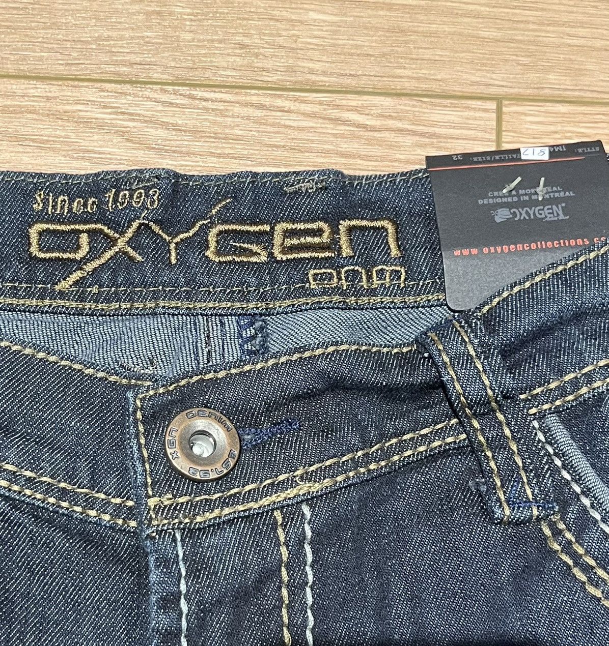 Japanese Brand Oxygen Vintage Denim Jeans Size US 32 / EU 48 - 4 Thumbnail