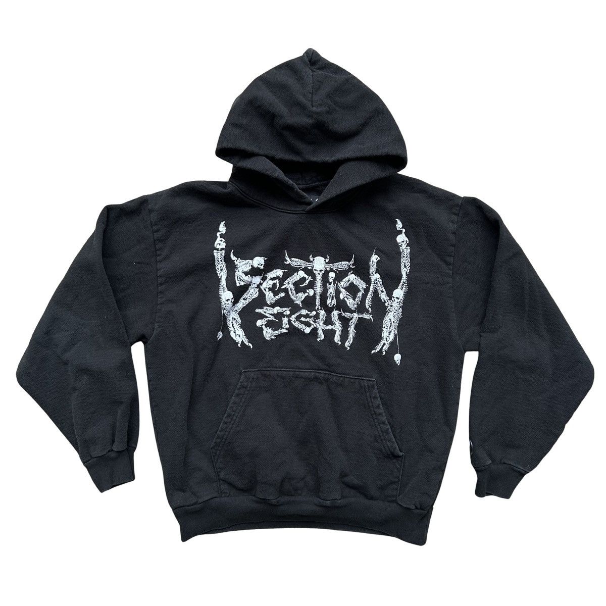 Section 8 Section 8 Skeleton Skull Hoodie Size Large Made in USA Size US L / EU 52-54 / 3 - 1 Thumbnail