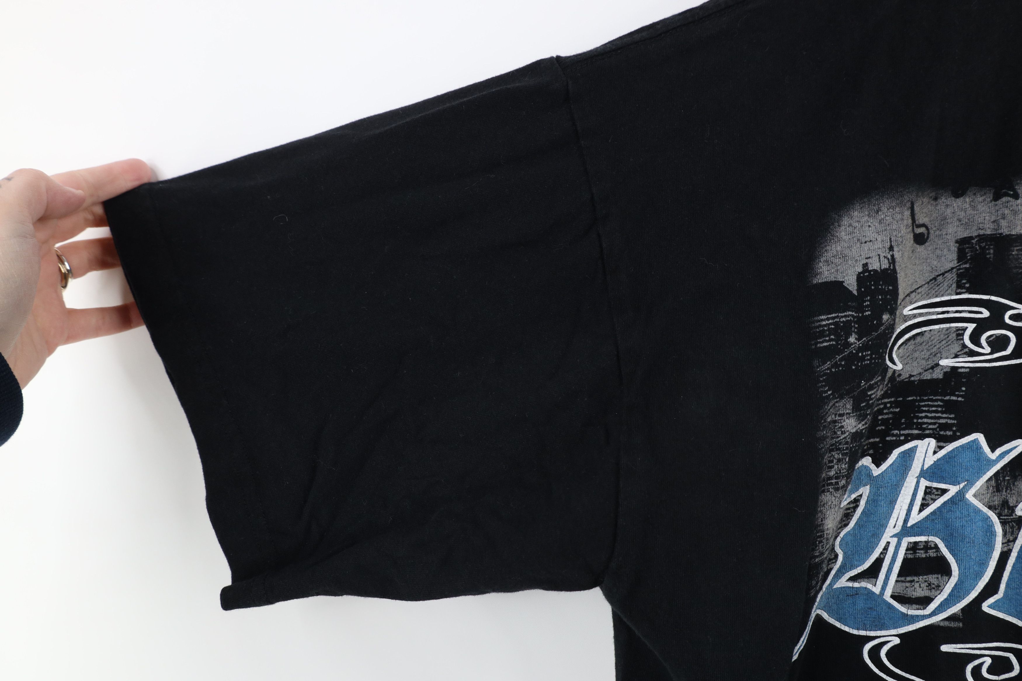 Vintage Vintage Y2K Streetwear Spell Brooklyn Tribal T-Shirt Black Size US XXL / EU 58 / 5 - 6 Thumbnail