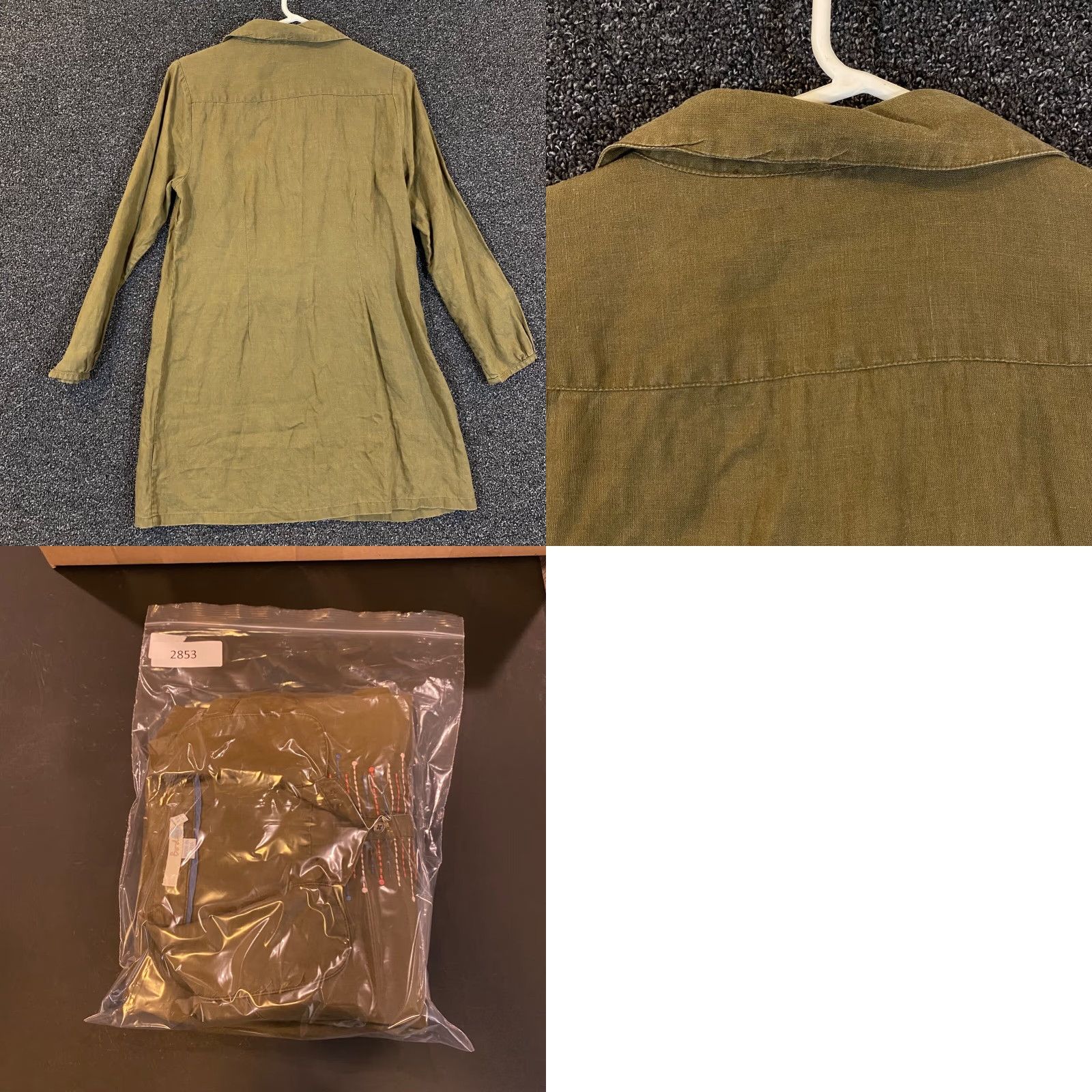 Boden BODEN Dress Womens US 8 Olive-Ish Brown Tunic Mini Stitched 3/4 Sleeve Casual Size M / US 6-8 / IT 42-44 - 8 Thumbnail