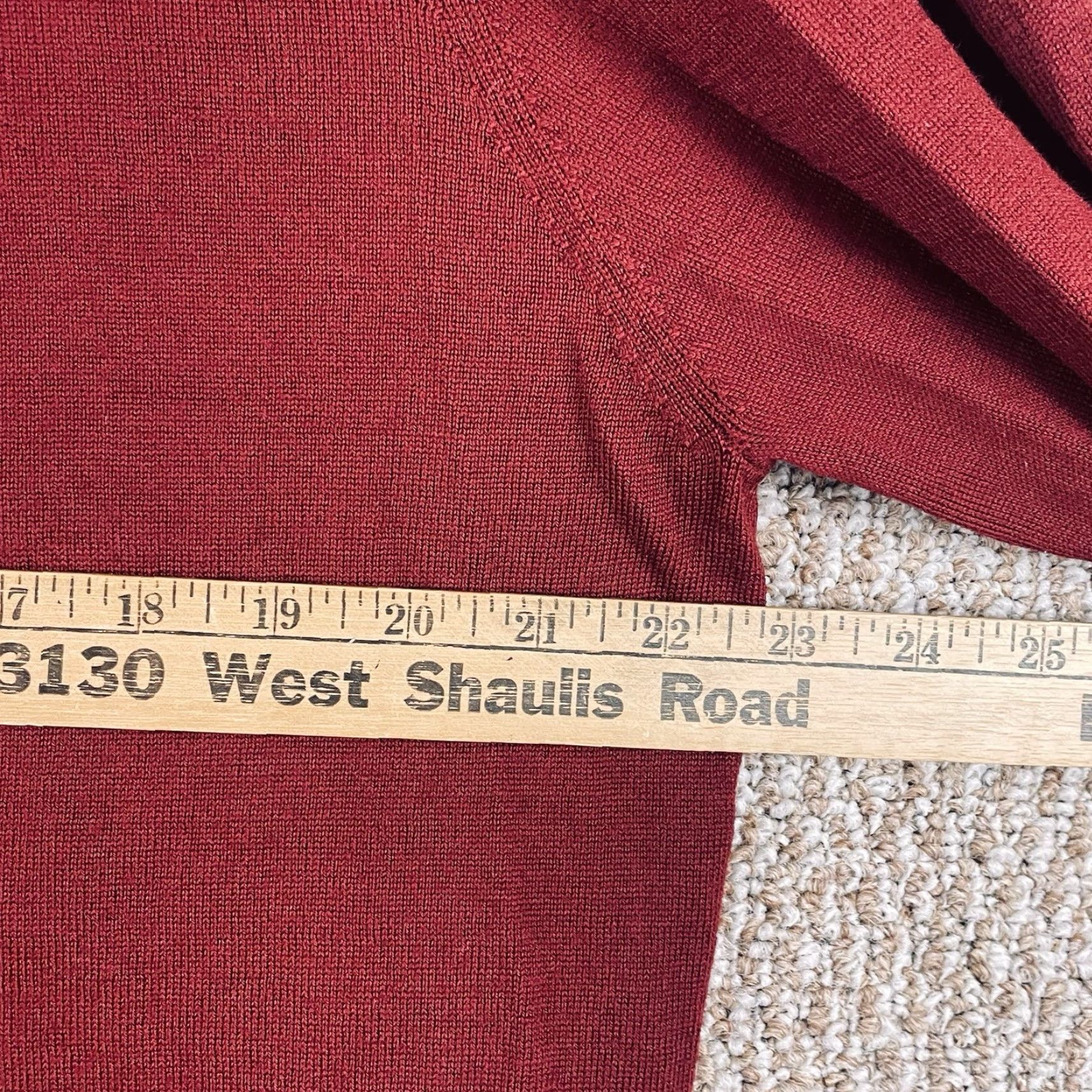 Eddie Bauer Eddie Bauer Sweater Men’s XL Red 100% Merino Wool Lightweight Casual Office T595 Size US XL / EU 56 / 4 - 4 Thumbnail