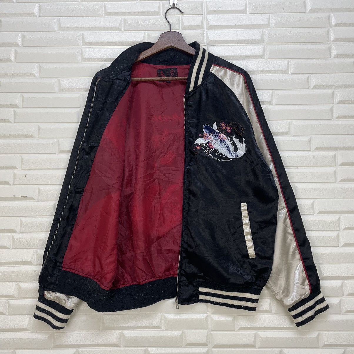 Japanese Brand × Vintage 💥Vintage Sukajan Embroidered Jacket Size US M / EU 48-50 / 2 - 7 Thumbnail
