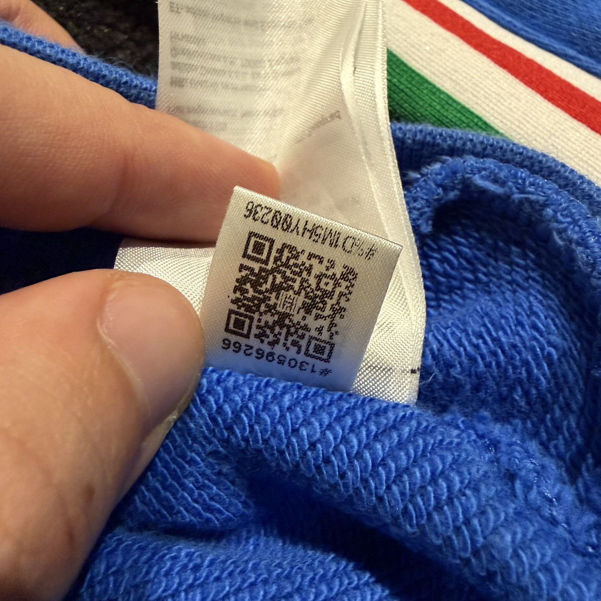 Adidas Adidas Italy 3 stripe hoodie Size US XL / EU 56 / 4 - 9 Thumbnail