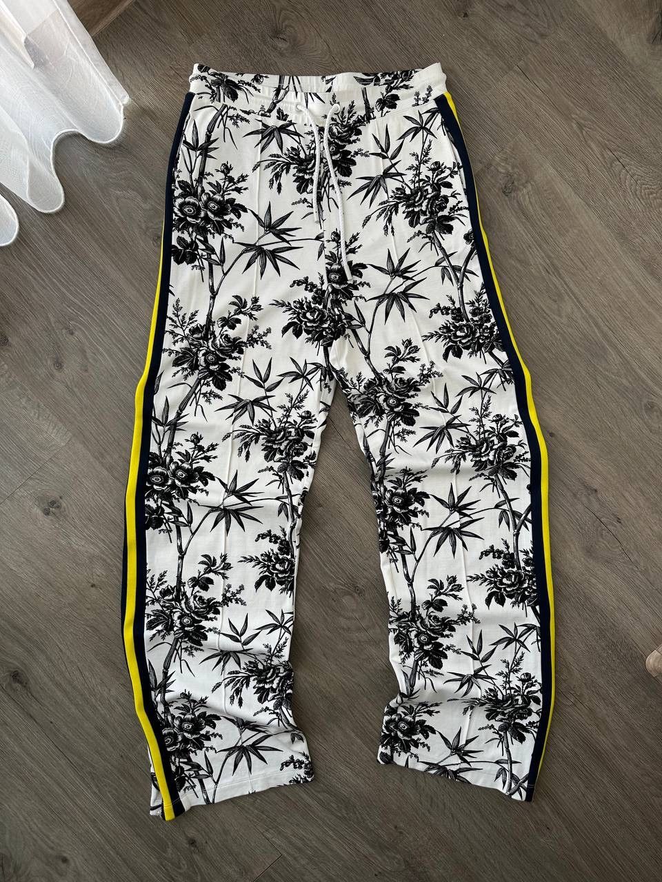 Essentiel Antwerp × Vintage Vintage Essentiel Antwerpen White Floral Pants Size 30" / US 8 / IT 44 - 10 Thumbnail