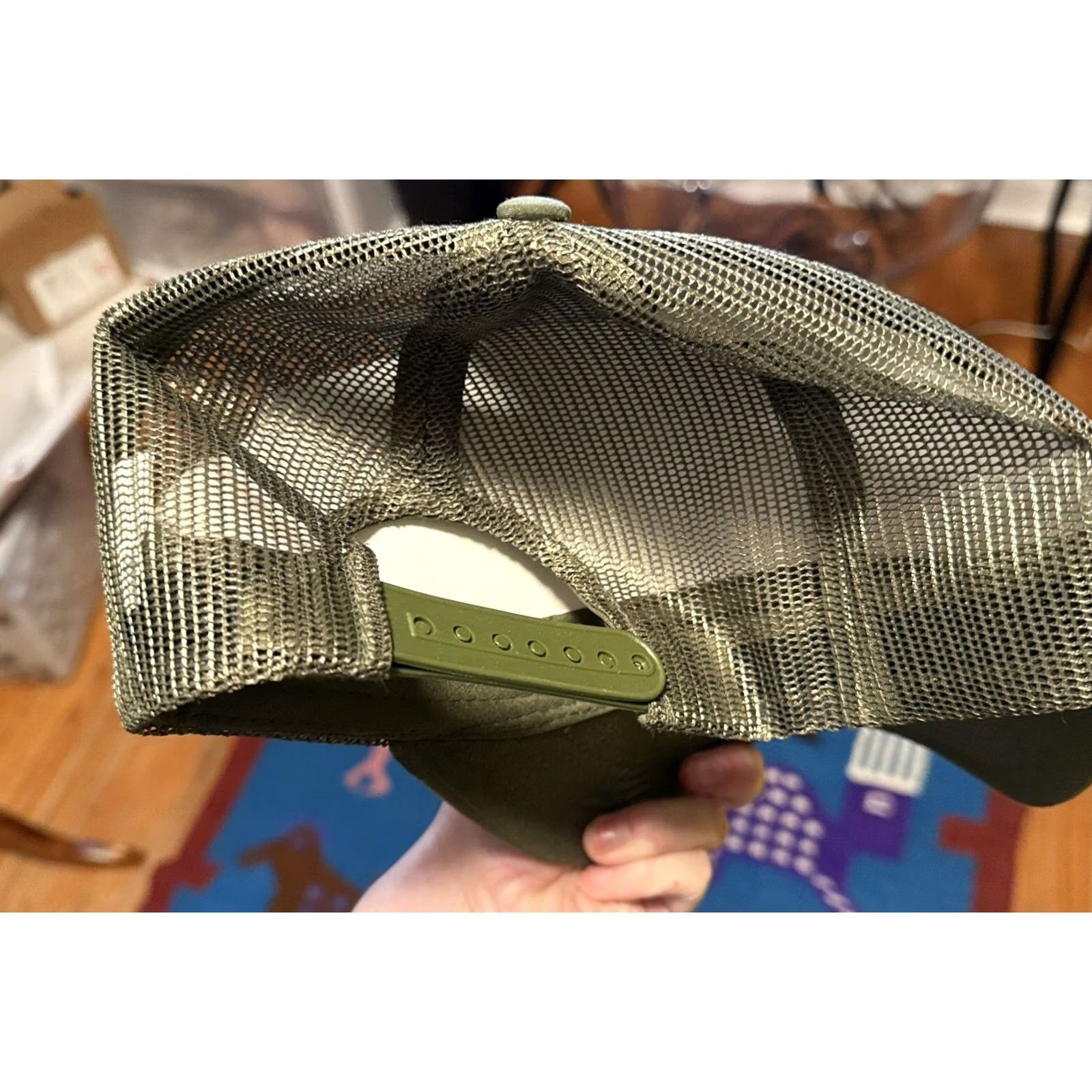 Bass Pro Shops Bass Pro Shops Club Fishing/Fisherman's Adjustable Green Army Cap Hat Men US Logo Retro Hipster Classic Dad Size ONE SIZE - 5 Thumbnail