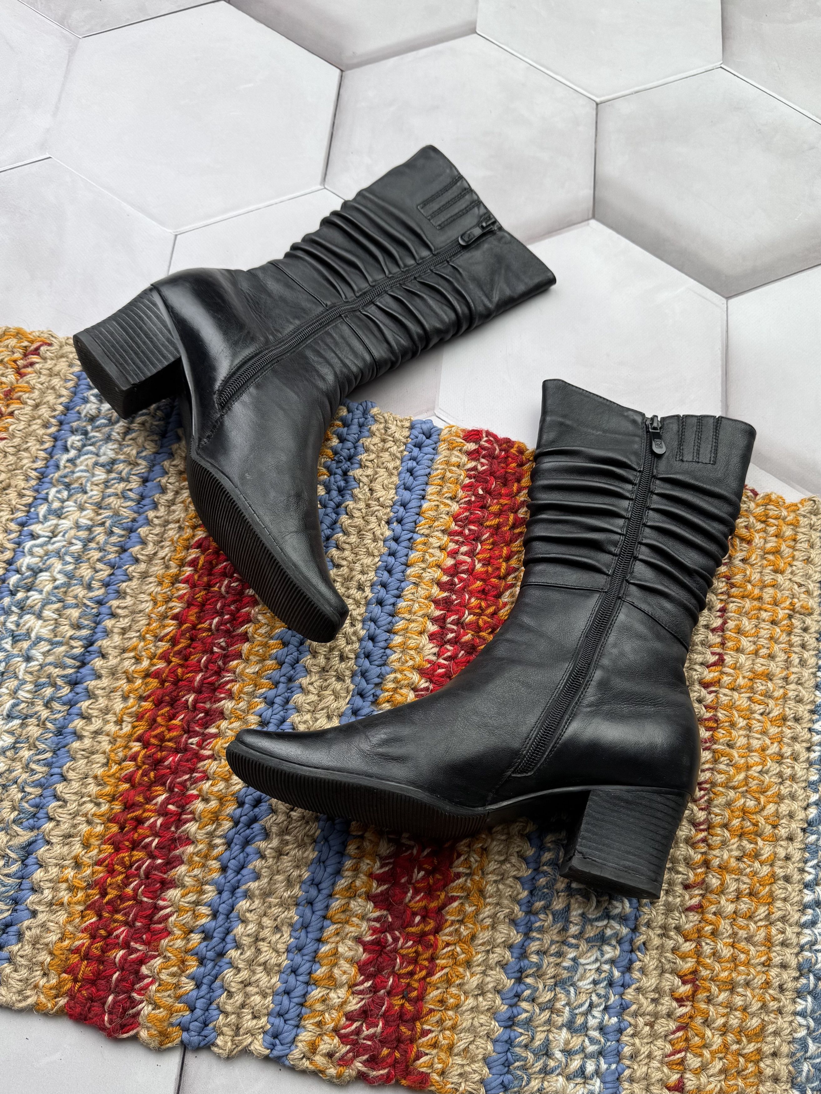 Japanese Brand Vintage Leather Boots Size US 7 / IT 37 - 5 Thumbnail