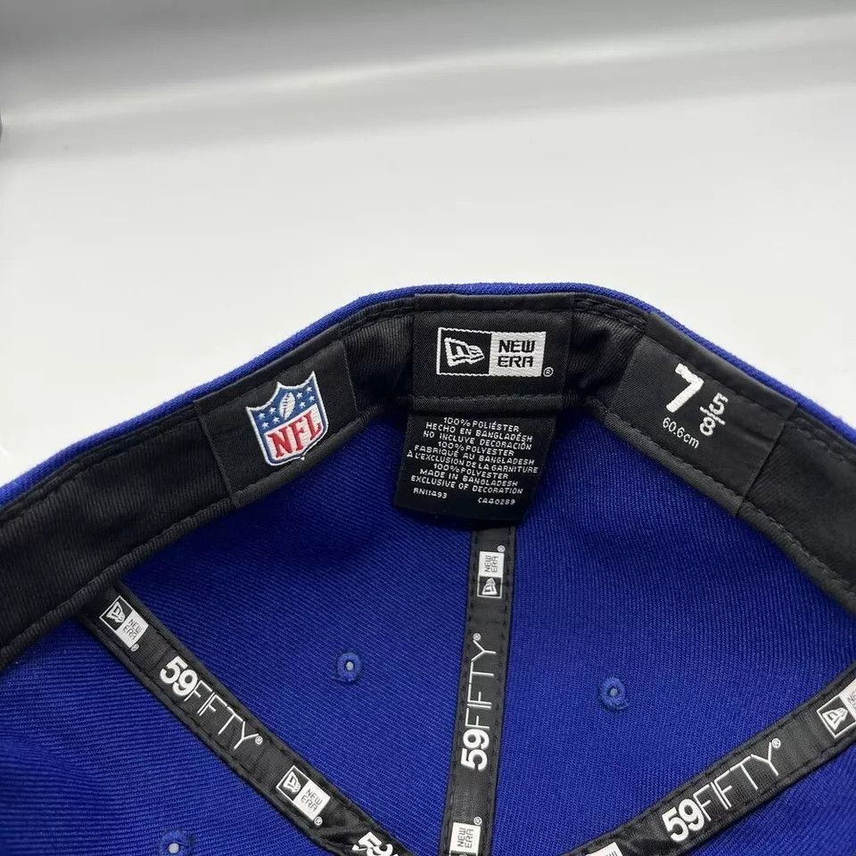 New Era Las Vegas Raiders Hat Men 7 5/8 59Fifty New Era NFL Fitted Size ONE SIZE - 7 Thumbnail