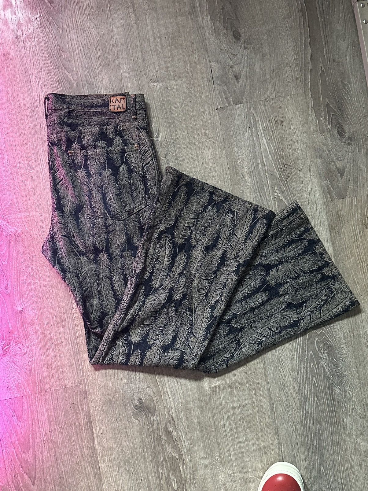 Kapital Dark Raw Feathered Kapital Denim Size US 36 / EU 52 - 2 Thumbnail