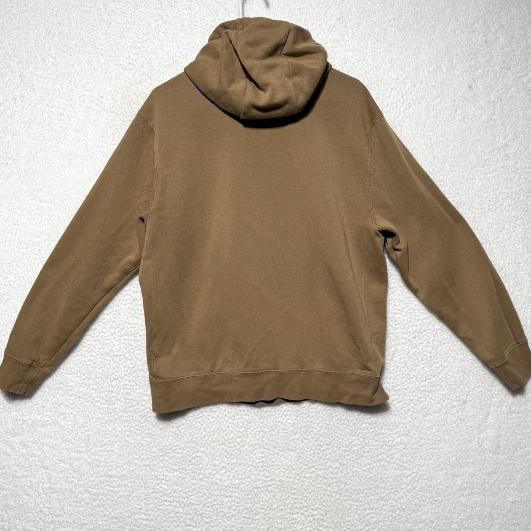 Nike VINTAGE Nike Hoodie Sweatshirt Side Swoosh Brown 90s Retro L Mens Brown Size L Large Size US L / EU 52-54 / 3 - 2 Thumbnail