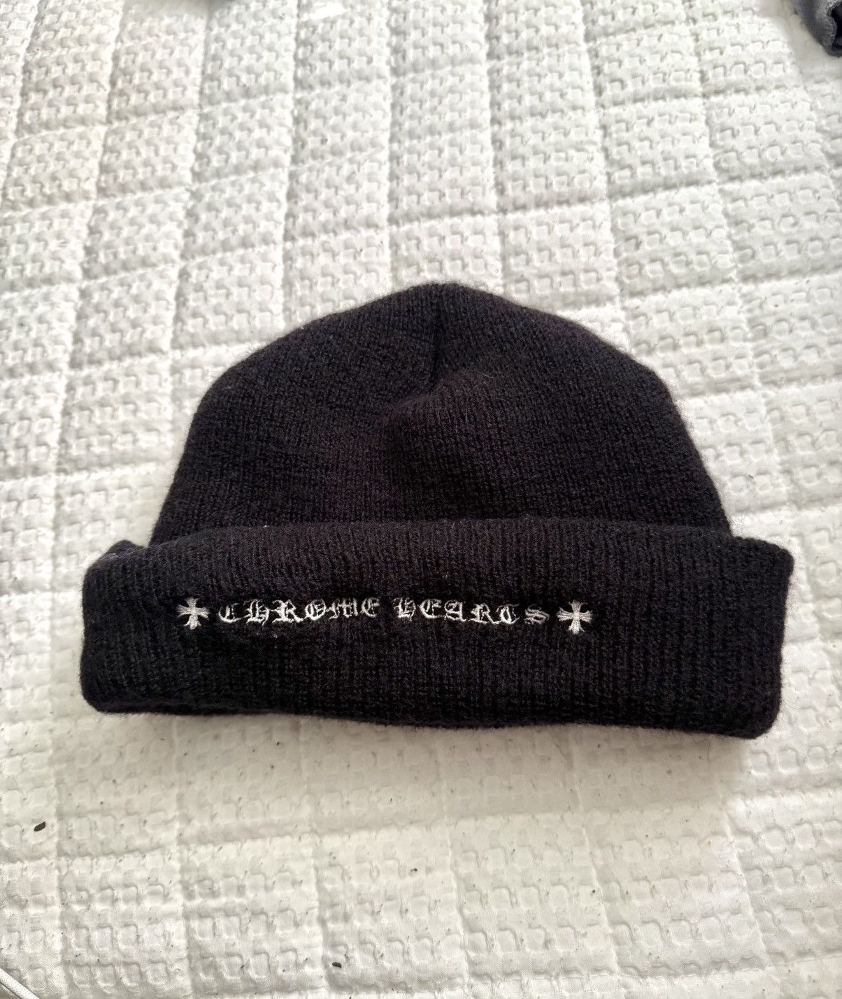 Chrome Hearts Chrome Hearts Skull Cross Beanie Size ONE SIZE - 2 Thumbnail