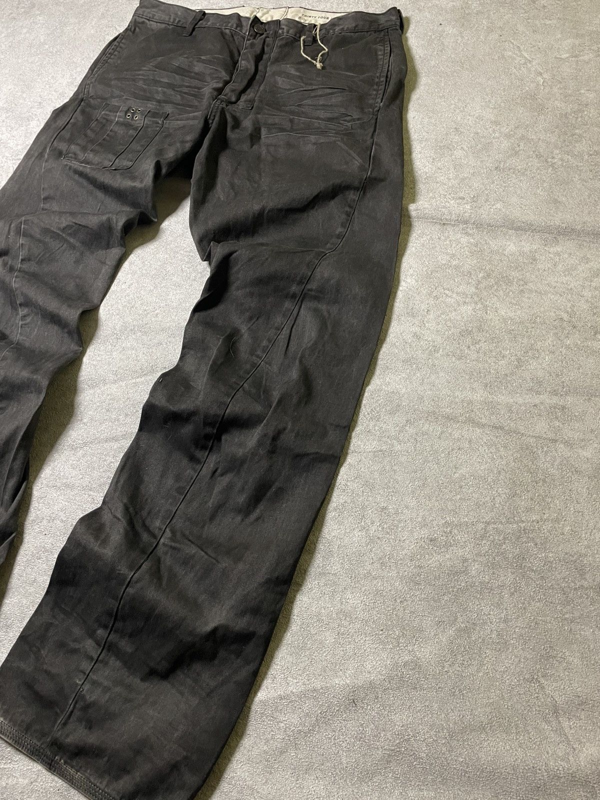 Allsaints Skull Allsaints Rick Owens Style Drop Crotch Jeans Size US 32 / EU 48 - 2 Thumbnail