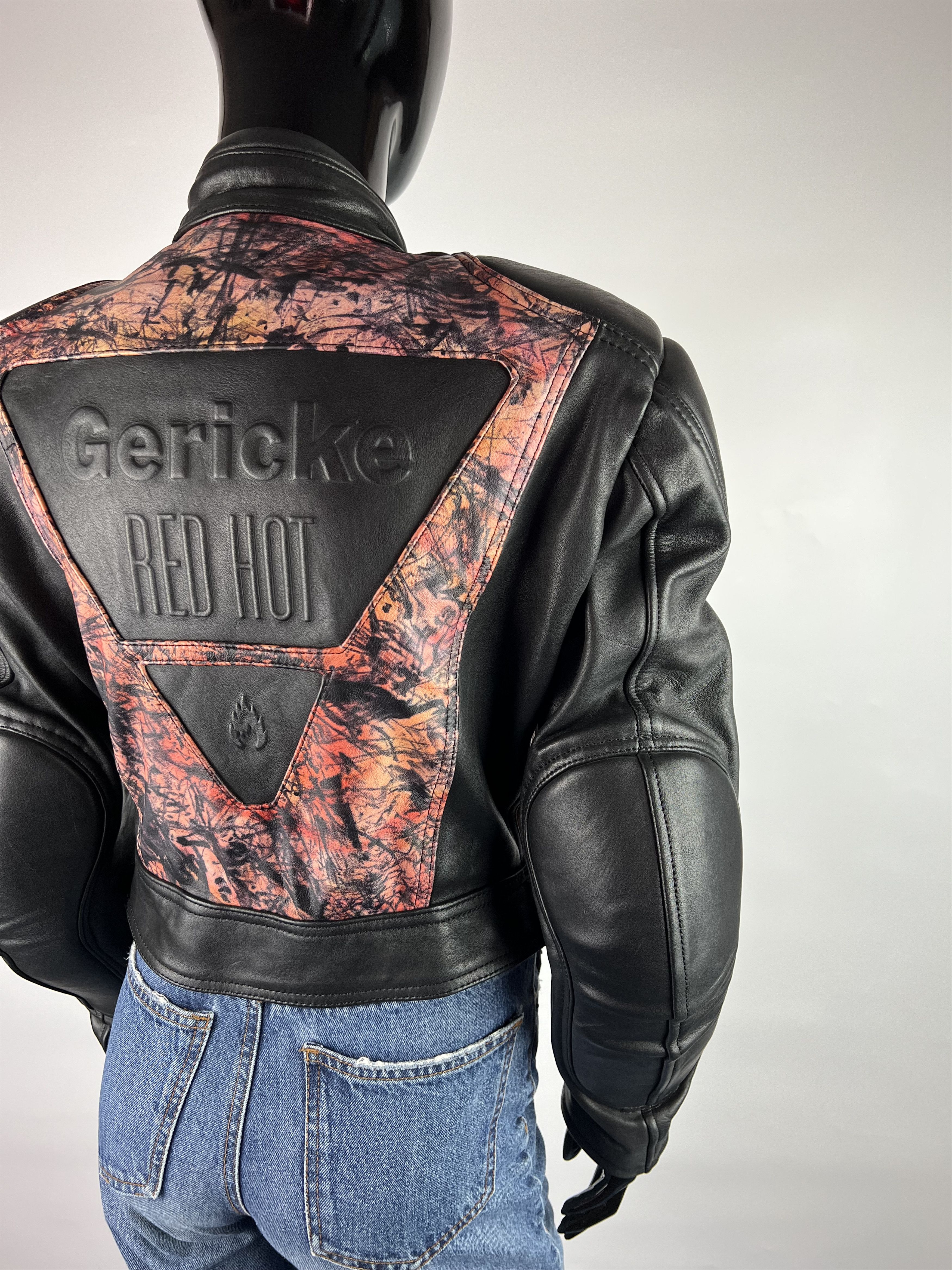 Hein Gericke Hein Gericke Red Hot Leather Motorcycle Biker Jacket Size 40 Size S / US 4 / IT 40 - 1 Thumbnail