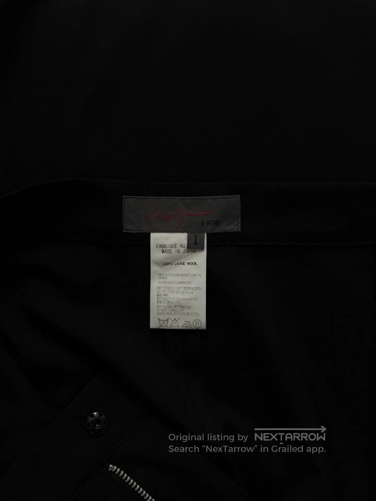Yohji Yamamoto Yohji Yamamoto Noir 02AW Asymmetric Skirt Pants. Size 37" - 8 Thumbnail