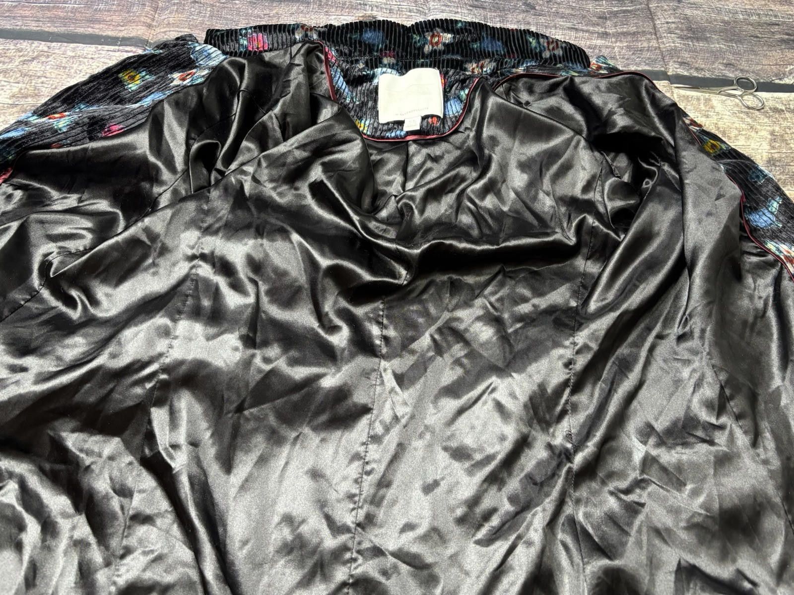 Anthropologie Anthropologie Ett:Twa Blazer Jacket Women's 6 Floral Velvet Size M / US 6-8 / IT 42-44 - 10 Thumbnail