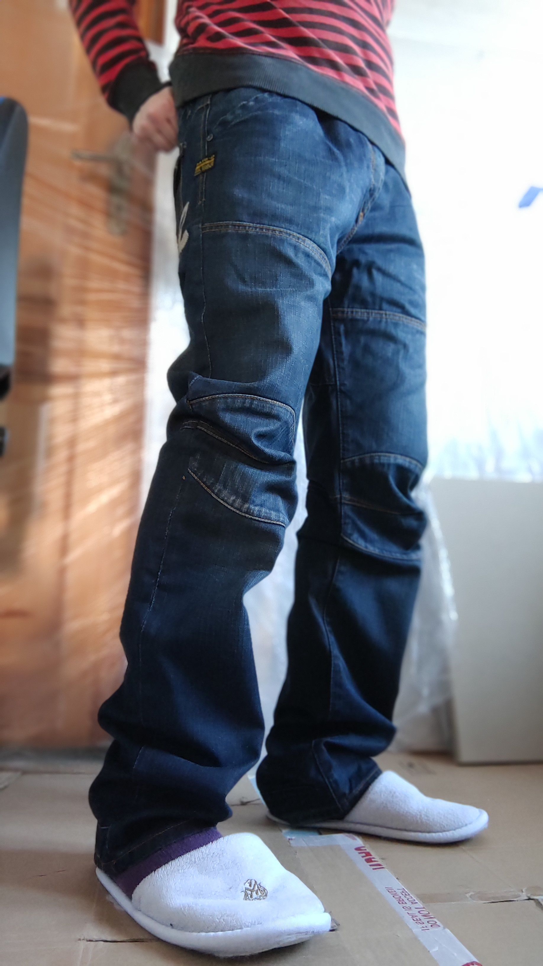 G-Star G-Star Typography Pants Flared Baggy Denim Goth GS RAW Size US 36 / EU 52 - 10 Thumbnail