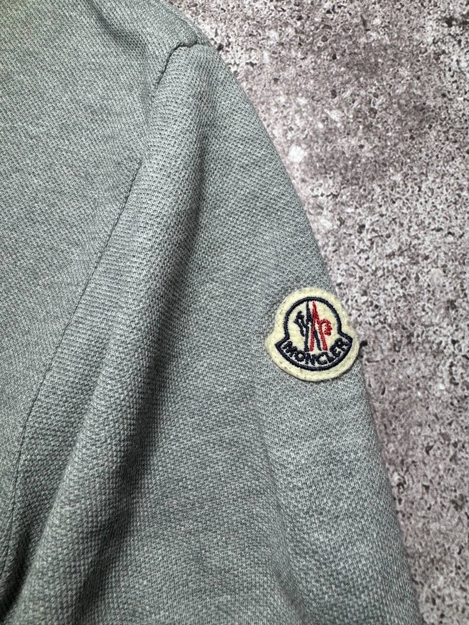 Moncler Moncler Basic Polo T-shirt Gray Collared Size US L / EU 52-54 / 3 - 4 Thumbnail