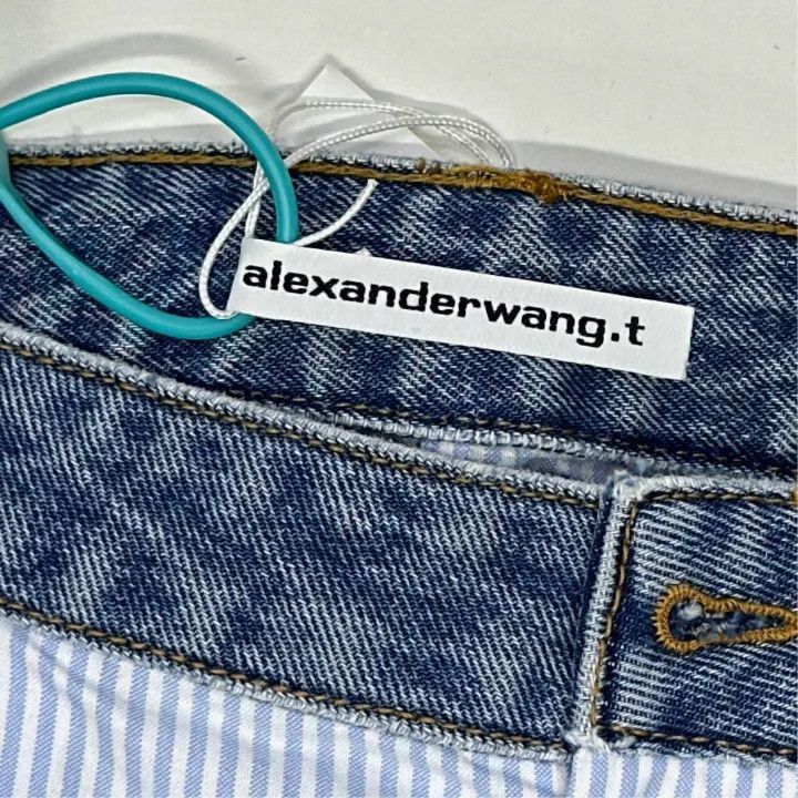 Alexander Wang Alexander Wang Blue Wide-Leg Denim Pants - Size 26" / US 2 / IT 38 - 4 Thumbnail