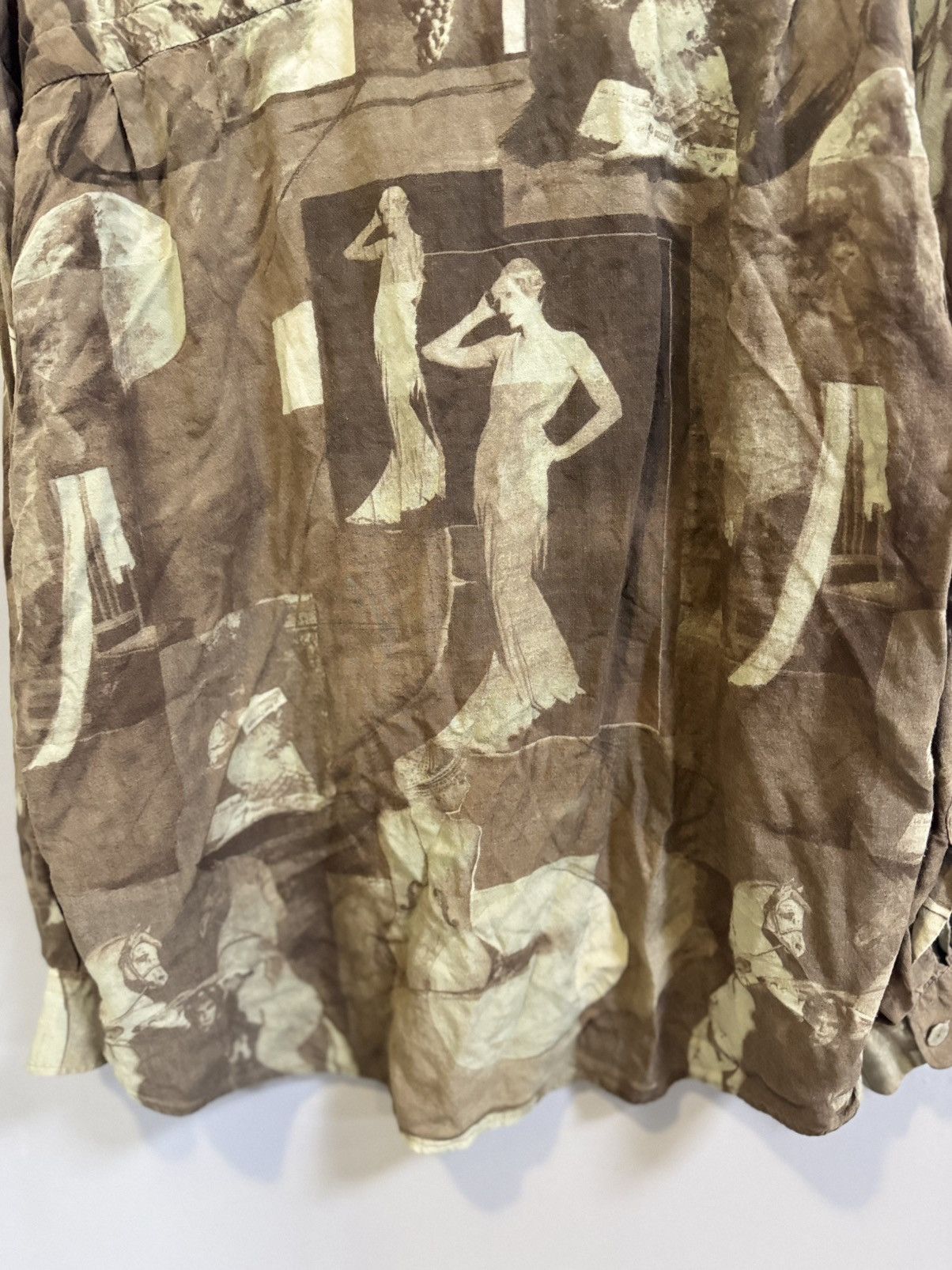 Vintage Vintage Y2K Avant Garde Luxury Shirt Size US XL / EU 56 / 4 - 9 Thumbnail