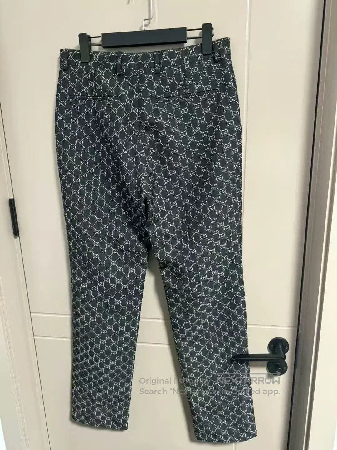 Gucci gucci logo print long pants for women. Size 30" / US 8 / IT 44 - 2 Thumbnail