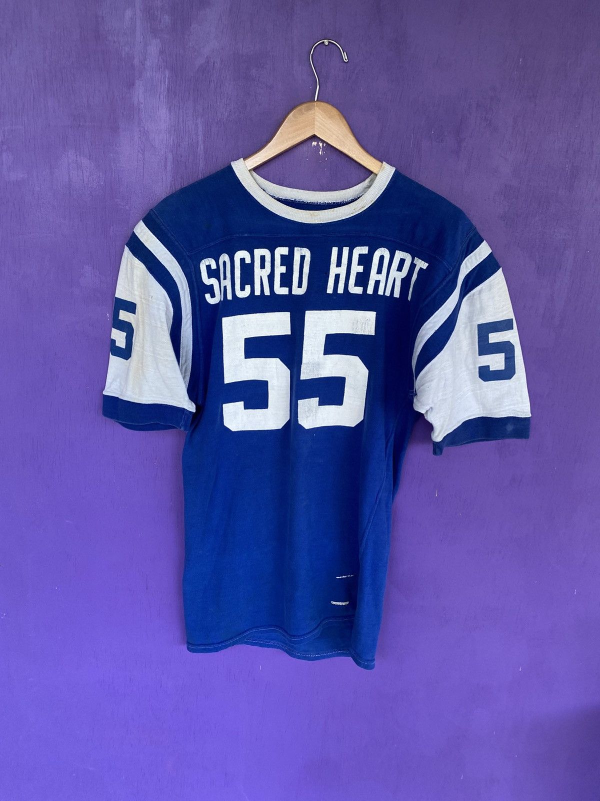 Other Vintage 70s Sacred heart football jersey shirt Size US M / EU 48-50 / 2 - 1 Thumbnail
