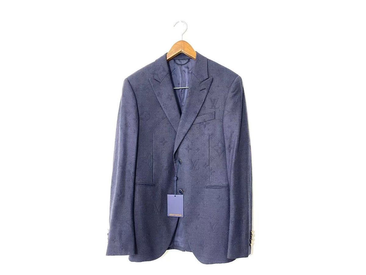 Louis Vuitton Louis Vuitton Embossed Monogram Blazer Jacket | Grailed