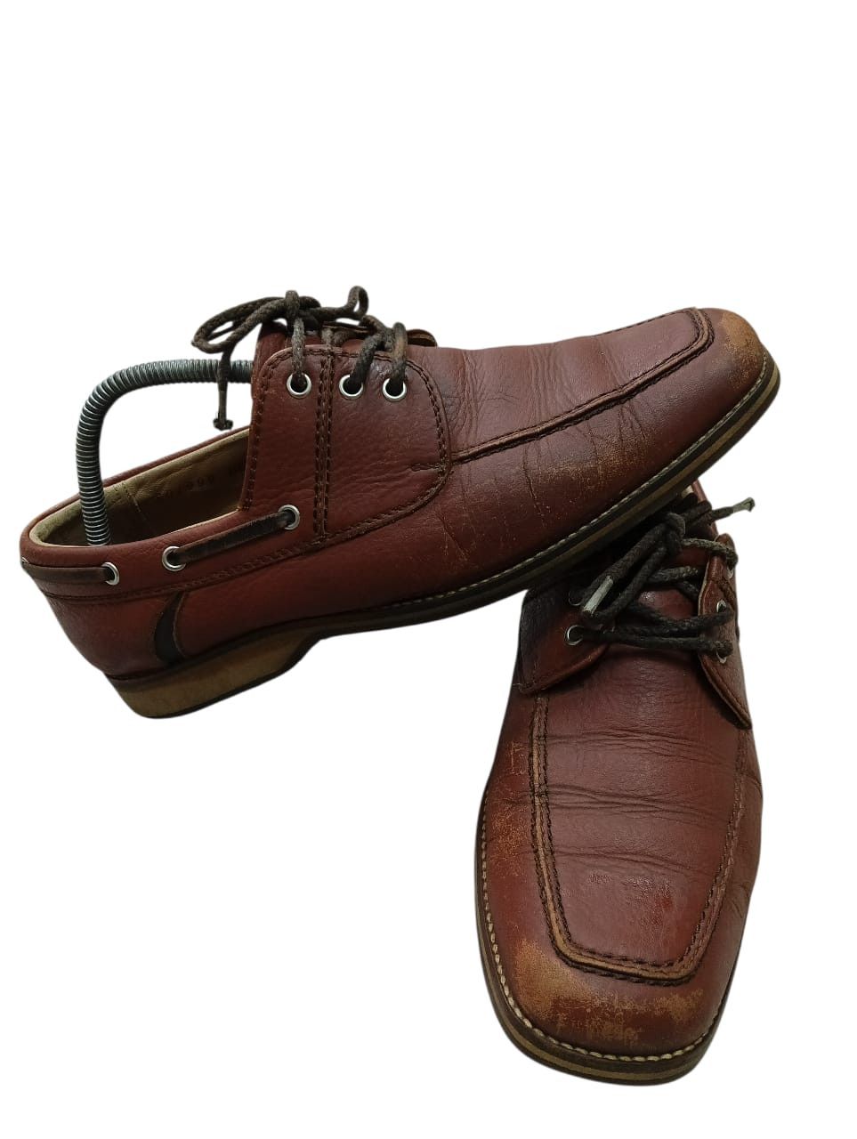 Burberry 🔥Vintage Burberry London Leather Shoes /Sneakers Size US 8.5 / EU 41-42 - 5 Thumbnail
