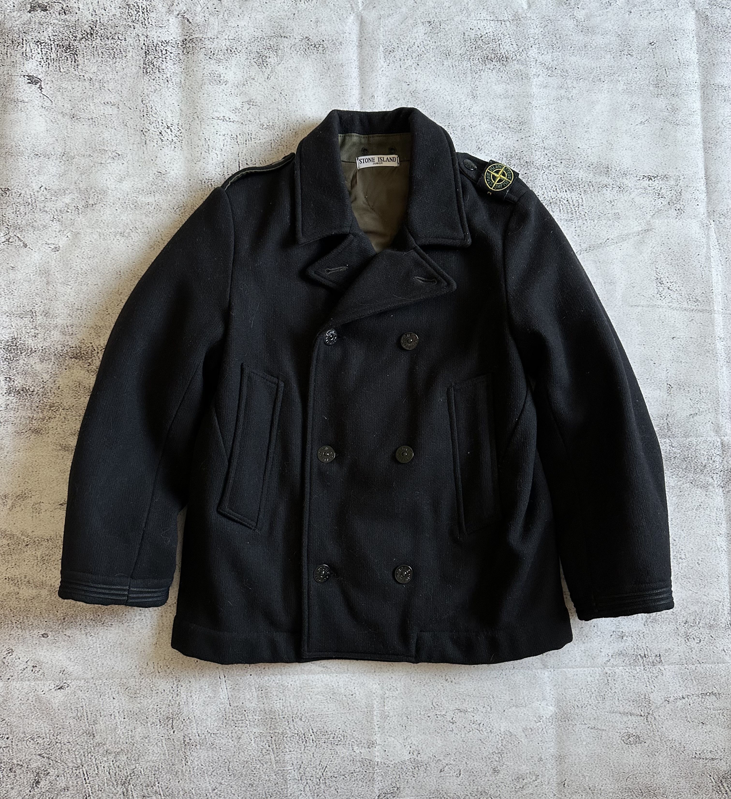 Stone Island Stone Island A/W 1998 Wool Coat Vintage Trench Jacket